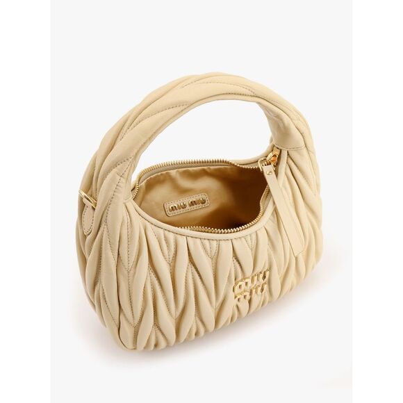 Miu Miu Women Wander Matelassã© Leather Handbag - Picture 5 of 5